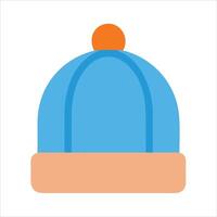 Wool cap icon vector