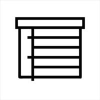 Window curtain icon design vector