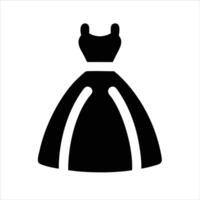 Ball gown icon design vector