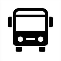 Hand drawn bus icon vector
