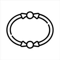 Wrist band icon design vector