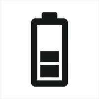 Drawing battery icon vector