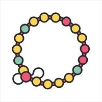 Flat beeds icon vector