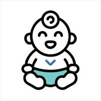 Baby icon design vector