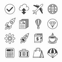 All-in-One Icon Set Multipurpose Graphic Symbols for Creative Projects and Interfaces vector