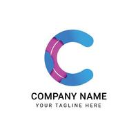 C logo for business or company. c letter, c icon, c sign and c abstract. vector