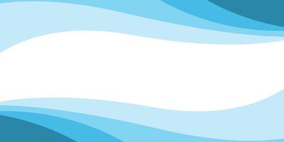 Blue Wave Simple Natural Design Background vector