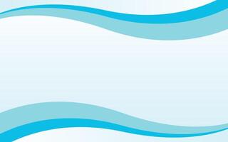 Blue Simple Wave Gradation Design Background vector