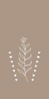 Abstract Very Simple Floral Design Background vector