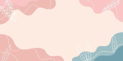 Simple Abstract Soft Pink Background Design vector