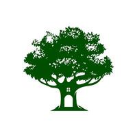 great simple modern Treehouse logo design graphic illustration vector
