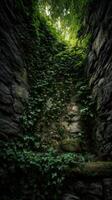 The path through the ivy photo