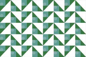 Minimalist Green Rotated Triangles Seamless Pattern Geometric Tile pattern Background vector