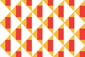 Abstract Warm Colored Triangle and Diamond Pattern Geometric Seamless Design with Red and Orange Tones vector