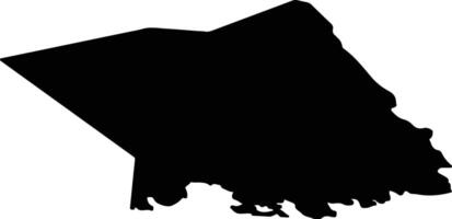 Haparanda Sweden silhouette map vector