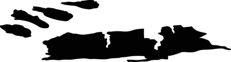 Haram nor Norway silhouette map vector