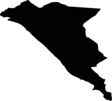Heerlen Netherlands silhouette map vector