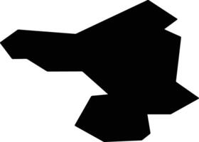 Herning Denmark silhouette map vector