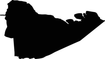 Hulst Netherlands silhouette map vector
