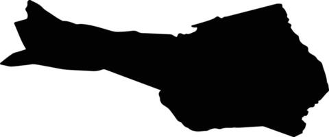 Hurdal nor Norway silhouette map vector