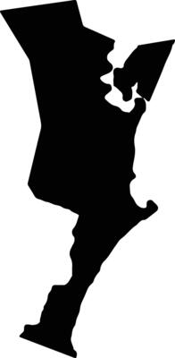 Imbituba Brazil silhouette map