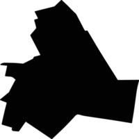 IRATOSU Romania silhouette map vector