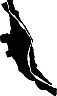Isna Egypt silhouette map