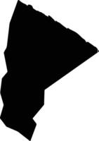 Itarema Brazil silhouette map vector