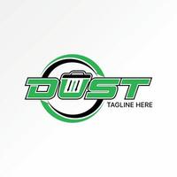 word text Dustbin recycle trash rubbish junk dumpster cleaning reduce empty vector