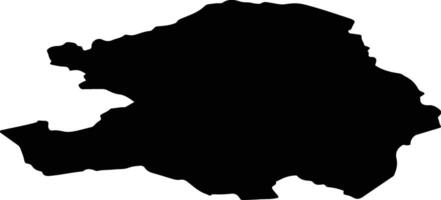 Jaunpiebalgas pag Latvia silhouette map vector