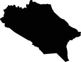 Jocon Honduras silhouette map vector