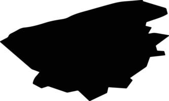 Kandava Latvia silhouette map vector