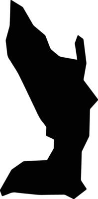 Katikamu Uganda silhouette map