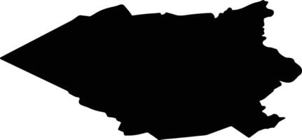 Kaunatas pag Latvia silhouette map vector