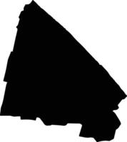 Ke Sach Vietnam silhouette map vector