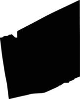 Khlong Luang Thailand silhouette map vector