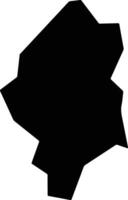 Kikugawa Japan silhouette map vector