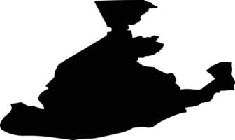 Klintaines pag Latvia silhouette map vector
