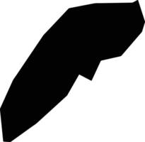 Kolokuma Opokuma Nigeria silhouette map vector