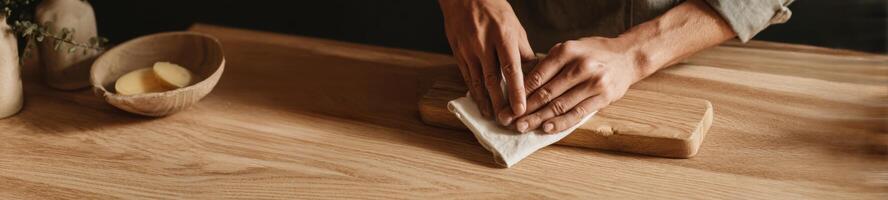 A person is using a knife to cut a piece of paper photo