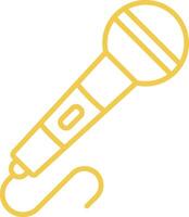 Outline Icon Microphone vector