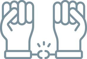 Outline Icon Freedom vector