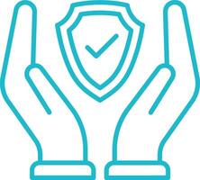 Insurance Line Icon vector