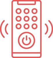 Remote Control Line Icon vector