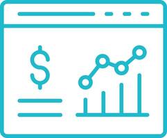 Analytics Outline Icon vector