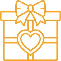 Gift Line Icon vector