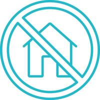 Homeless Line Icon vector