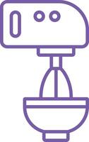 Mixer Line Icon vector