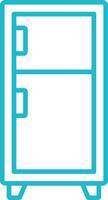 Refrigerator Line Icon vector