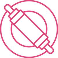 Bake Outline Icon vector